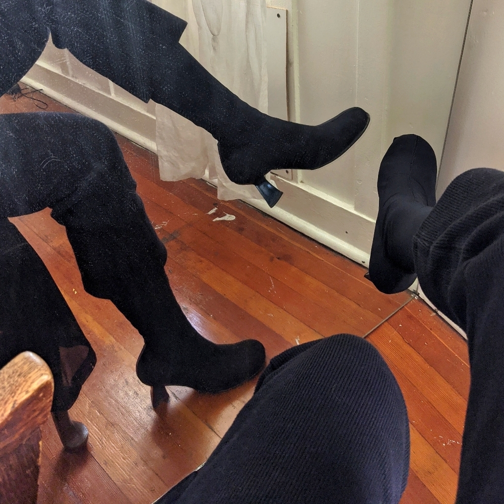 Vintage sock boots from the late 80s/early 90s
